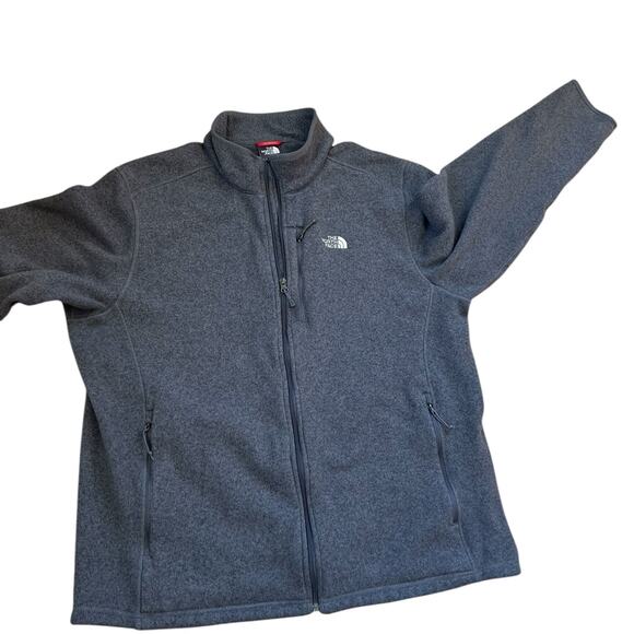 The North Face men’s size 2 XL sweater jacket with full zip. - Picture 1 of 10